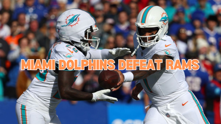 Miami Dolphins defeat Los Angeles Rams to end three-game slide